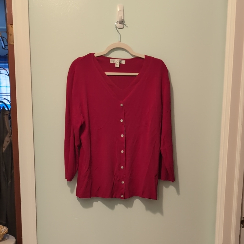 Carolyn Taylor Red Women's Sweater Set